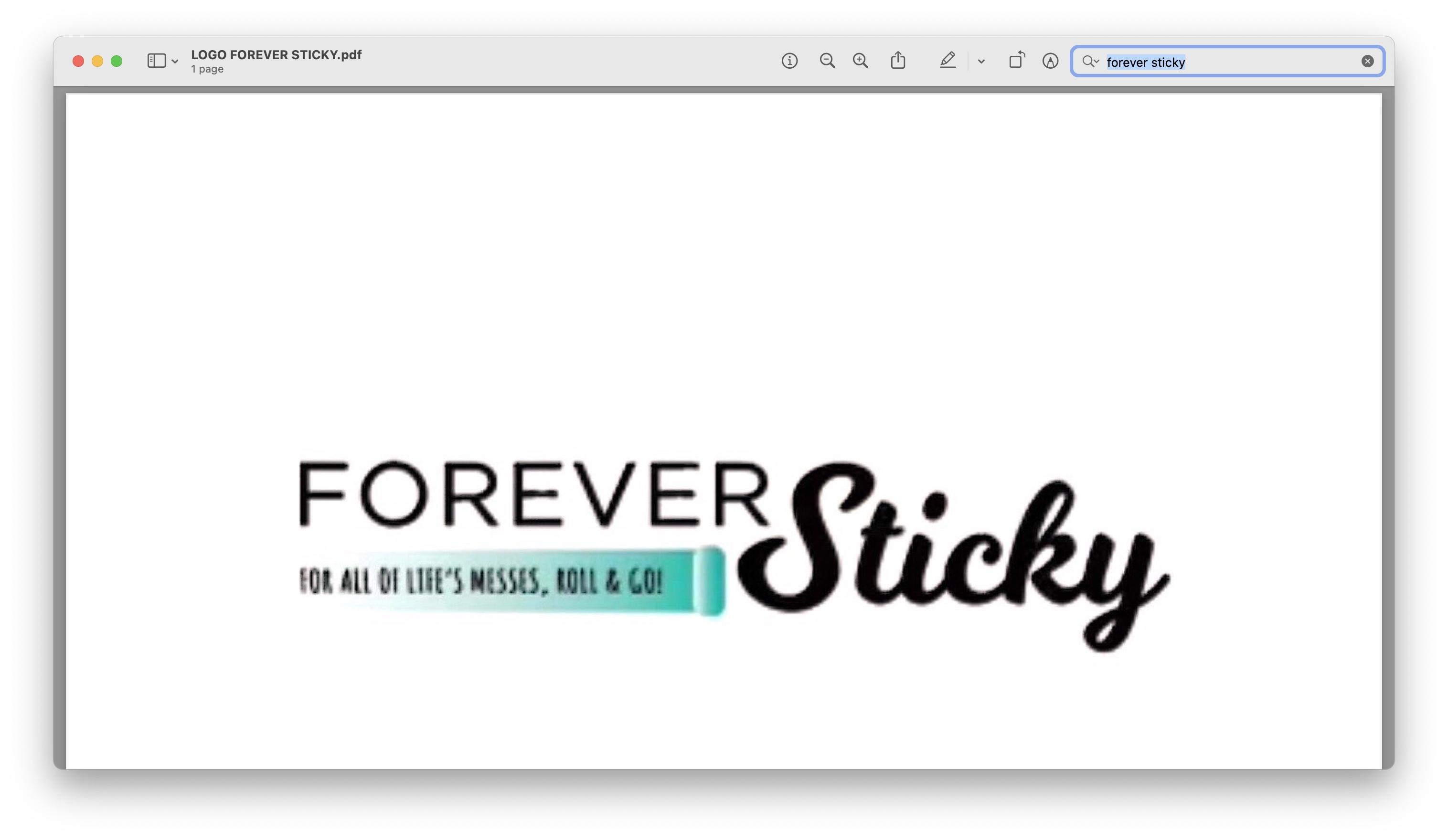 Forever Sticky